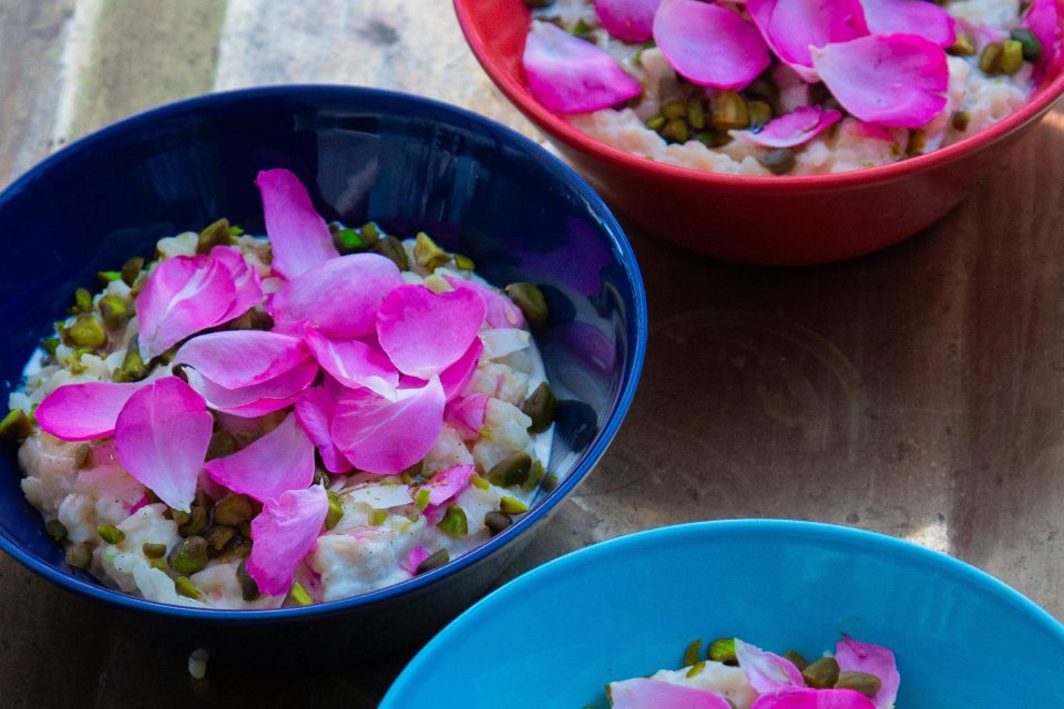 Dessert des 1001 Nuits - riz au lait persan